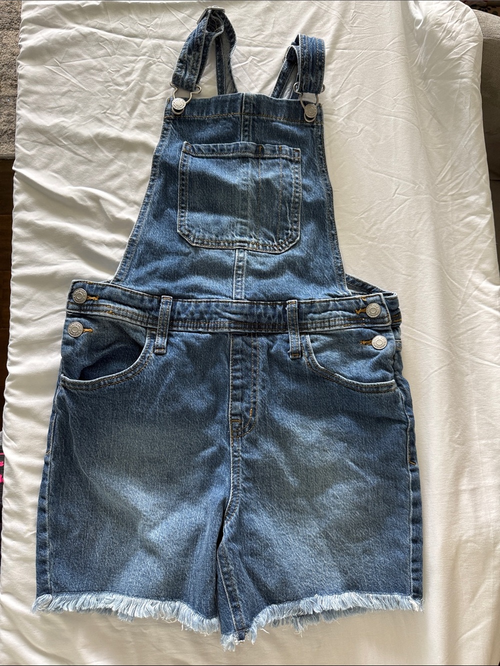 Cat & Jack Light Blue Denim Shortalls